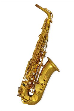 Saksofon altowy Draco Gold dostępny na wynajem w w wypożyczalni saksofonów "Słomiany zapał"