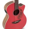 Applause Jump OM Cutaway Czerwona (gitara elektroakustyczna)