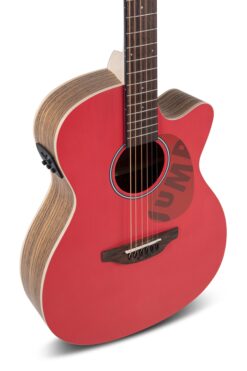 Applause Jump OM Cutaway Czerwona (gitara elektroakustyczna)