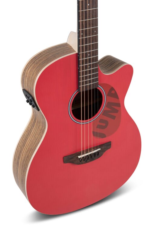 Applause Jump OM Cutaway Czerwona (gitara elektroakustyczna)