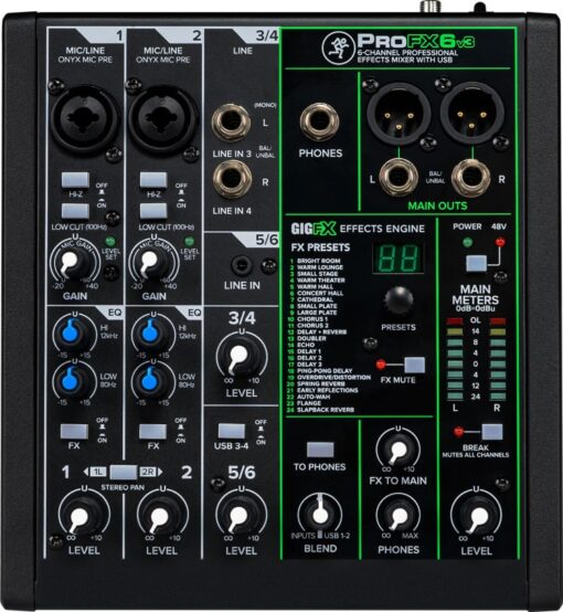 Mackie ProFX6v3 (Mikser audio)