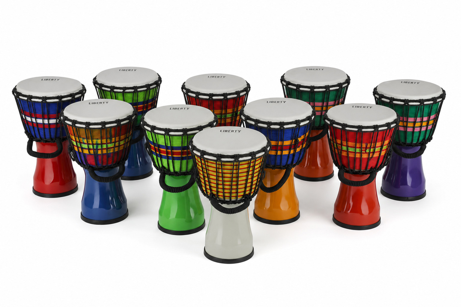 Zestaw 10-ciu małych Djembe Gewa Liberty