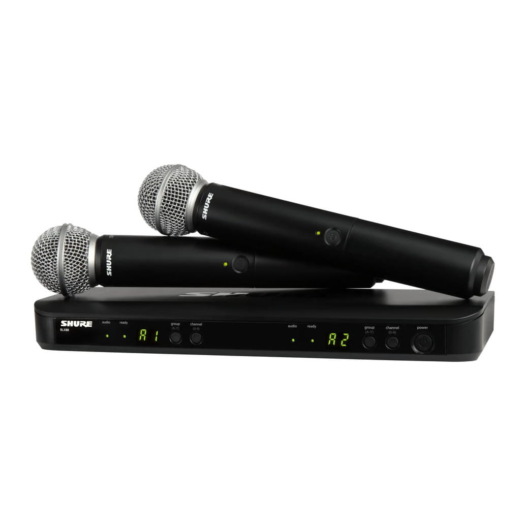 Shure BLX288/SM58 (zestaw dwóch mikrofonów bezprzewodowych)
